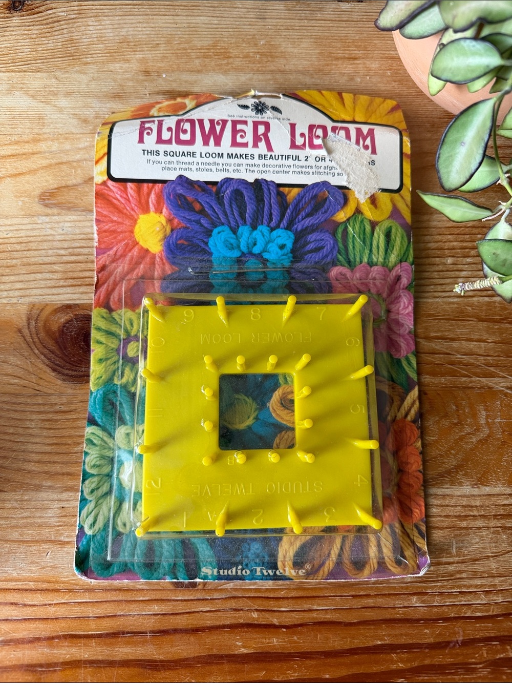 Vintage Flower Loom Square Kit